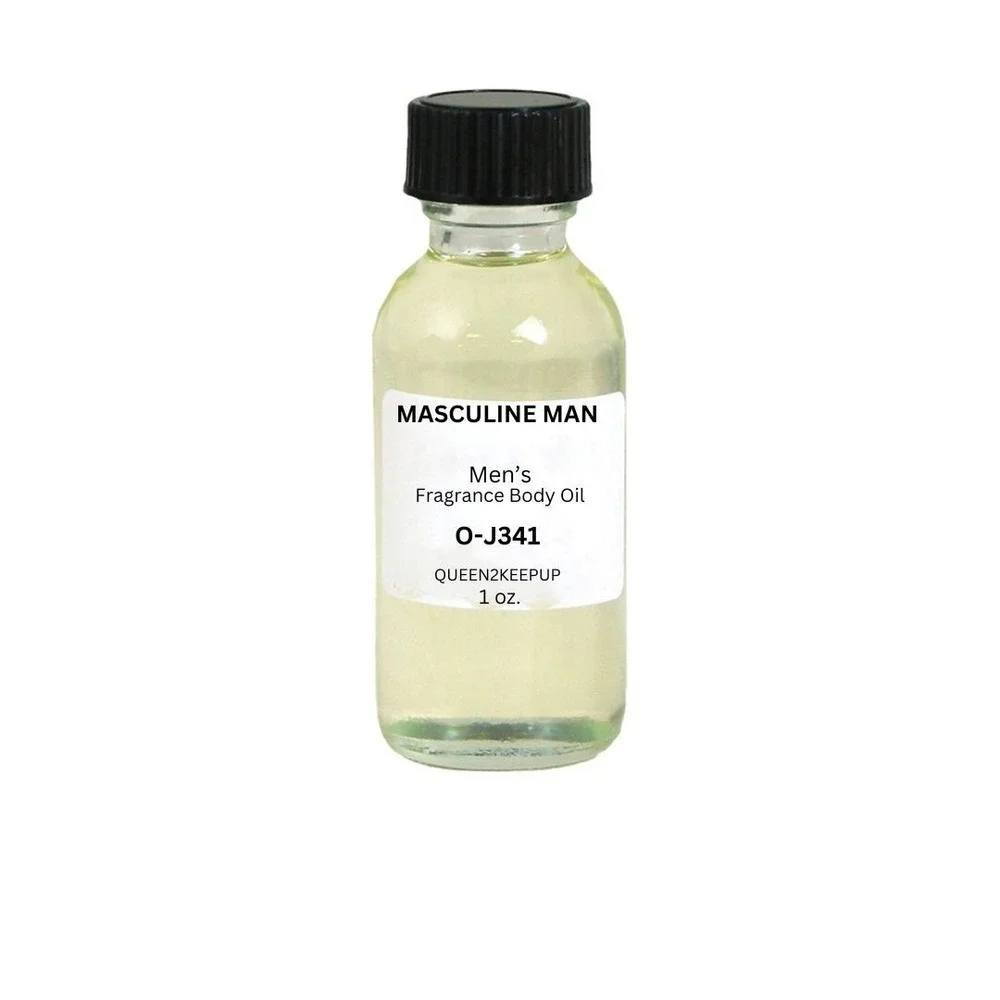 Masculine Man (Men) Body Oil 1 oz Fragrance All Natural Scent